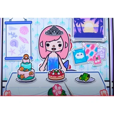 Đồ chơi giấy búp bê và tocaboca - Thuỷ cung nàng tiên cá, nhà Kuromi chỉ 120.000₫ 6
