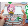 Đồ chơi giấy DIY Búp bê cô gái tóc hồng siêu dễ thương - Giá ưu đãi 99.000 VND 9