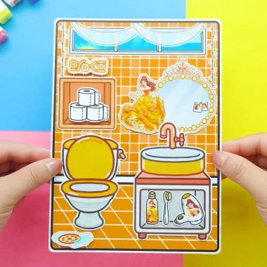 Đồ chơi giấy học liệu trí tuệ Toca Bella Quite Book H30 - Giá chỉ 100.000₫, phát triển sáng tạo 4