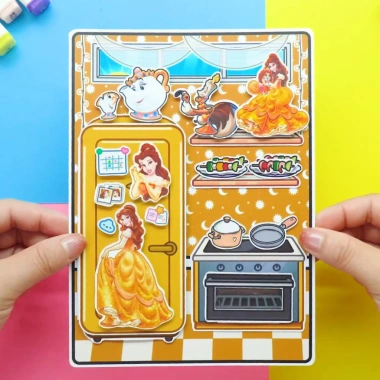 Đồ chơi giấy học liệu trí tuệ Toca Bella Quite Book H30 - Giá chỉ 100.000₫, phát triển sáng tạo 6