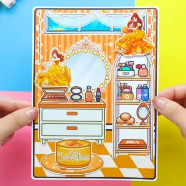 Đồ chơi giấy học liệu trí tuệ Toca Bella Quite Book H30 - Giá chỉ 100.000₫, phát triển sáng tạo 9