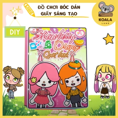 Đồ chơi giấy Montessori Búp bê Life Strawberry Orange - Giá ưu đãi 170.000đ