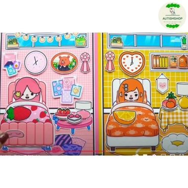 Đồ chơi giấy Montessori Búp bê Life Strawberry Orange - Giá ưu đãi 170.000đ