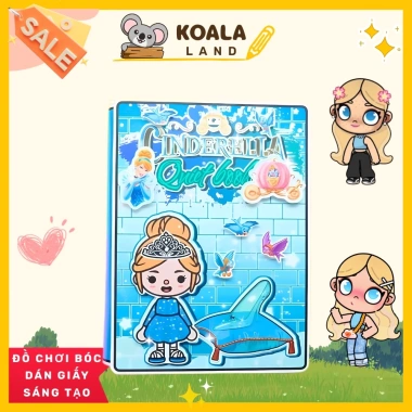 Đồ chơi giấy ngôi nhà búp bê Toca Boca cho bé gái - Squishy Kuromi, 139k