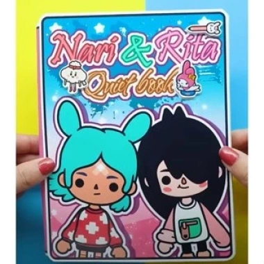 Đồ chơi giấy ngôi nhà búp bê Toca Boca Nari & Rita - Bộ thủ công bóc dán cho bé, giảm 18% 3 Đồ chơi giấy ngôi nhà búp bê Toca Boca Nari & Rita - Bộ thủ công bóc dán cho bé, giảm 18% 3