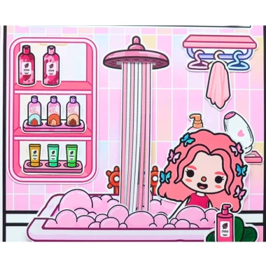 Đồ chơi giấy ngồi nhà búp bê tocaboca - Ngôi nhà Samsam Kuromi, giá chỉ 99.000₫ 2