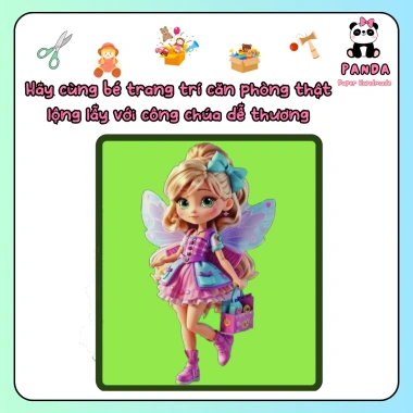 Đồ Chơi Giấy Thủ Công Tiểu Thư Ủn Ỉn Quiet Book - Sáng Tạo, Phát Triển Kỹ Năng, Giá Chỉ 85.000 VNĐ