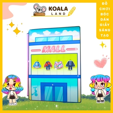 Đồ chơi giấy Toca Life World Quiet Book số 13 - Ngôi nhà búp bê, phát triển tư duy sáng tạo, giá ưu đãi 140.000₫