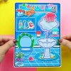 Đồ chơi giấy Tocaboca Ngôi nhà Nàng Tiên Cá Bóc Dán Thông Minh cho Bé Gái Kuromi Cô Tiên Xanh, Giá 99.000đ 4