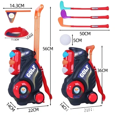 Đồ Chơi Golf Trẻ Em Mini Cao Cấp - Bộ Gậy, Bóng, Lỗ Golf Vui Nhộn Phát Triển Thể Chất & Kỹ Năng 4