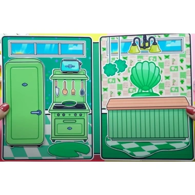 Đồ chơi học liệu Bóc Dán Toca Life Word Ngôi Nhà Xanh - Candy Tóc Hồng 120.000đ 4