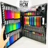 Đồ chơi hộp bút màu 150 chi tiết - Tô màu, vẽ sáng tạo, phát triển tư duy bé, quà tặng 134k 2