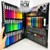 Đồ chơi hộp bút màu 150 chi tiết - Tô màu, vẽ sáng tạo, phát triển tư duy bé, quà tặng 134k 4