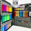 Đồ chơi hộp bút màu 150 chi tiết - Tô màu, vẽ sáng tạo, phát triển tư duy bé, quà tặng 134k 5