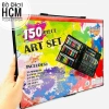 Đồ chơi hộp bút màu 150 chi tiết - Tô màu, vẽ sáng tạo, phát triển tư duy bé, quà tặng 134k 6