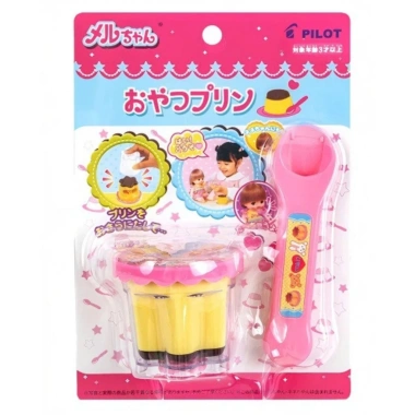 Đồ chơi hũ pudding thạch trái cây mềm dẻo, đút thìa, an toàn cho bé 2.025