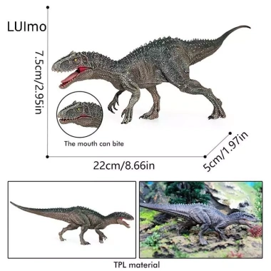Đồ chơi Indominus Rex di chuyển hàm – Mô hình khủng long LUImo, quà tặng