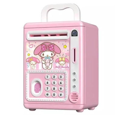 Đồ Chơi Két Sắt Vân Tay Koromi - Mật Khẩu và Chìa Khóa, Két Mini Tiết Kiệm, Giá 52.000 VND