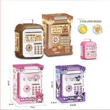 Đồ Chơi Két Sắt Vân Tay Koromi - Mật Khẩu và Chìa Khóa, Két Mini Tiết Kiệm, Giá 52.000 VND