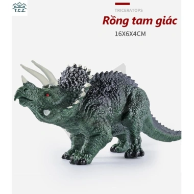 Đồ chơi khủng long 28 chi tiết cho bé trai, bé gái, bạo chúa mềm dẻo, giá 97.500₫