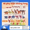 Đồ chơi khủng long mô hình Kỷ Jura hộp 46 và 28 chi tiết - Giá ưu đãi 87.199 VND