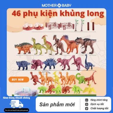Đồ chơi khủng long mô hình Kỷ Jura hộp 46 và 28 chi tiết - Giá ưu đãi 87.199 VND