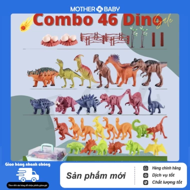 Đồ chơi khủng long mô hình Kỷ Jura hộp 46 và 28 chi tiết - Giá ưu đãi 87.199 VND