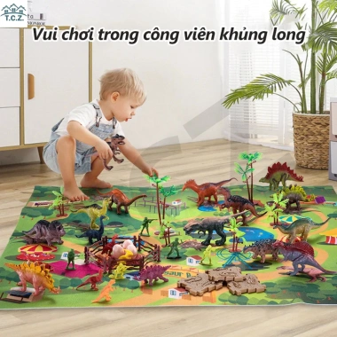 Đồ chơi khủng long mô hình Kỷ Jura hộp 46 và 28 chi tiết - Giá ưu đãi 87.199 VND
