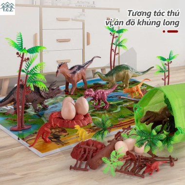 Đồ chơi khủng long mô hình Kỷ Jura hộp 46 và 28 chi tiết - Giá ưu đãi 87.199 VND
