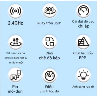 Đồ chơi kiếm bay điều khiển từ xa, đồng hồ cử chỉ, bay mượt, chống rơi, an toàn