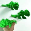 Đồ chơi Lân 3D 21cm - Tượng phong thủy may mắn, trang trí bàn làm việc, chi tiết linh hoạt, 79.000₫ 5