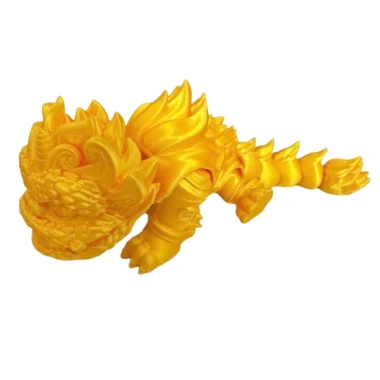 Đồ chơi Lân 3D 21cm - Tượng phong thủy may mắn, trang trí bàn làm việc, chi tiết linh hoạt, 79.000₫ 7
