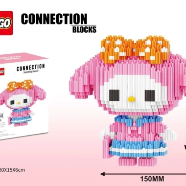 Đồ chơi lắp ráp búp bê hoạt hình dễ thương - Giá ưu đãi 193k cho trẻ em 6