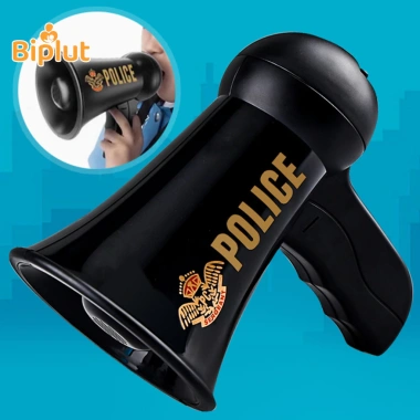 Đồ chơi loa lớn Megaphone di động cầm tay mini cho trẻ em - Pin, báo động giọng nói 6