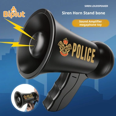 Đồ chơi loa lớn Megaphone di động cầm tay mini cho trẻ em - Pin, báo động giọng nói 8