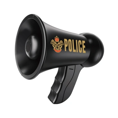 Đồ chơi loa lớn Megaphone di động cầm tay mini cho trẻ em - Pin, báo động giọng nói 10