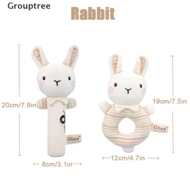 Đồ chơi lục lạc cầm tay hình thú bông dễ thương cho bé, giá 90.530₫ so với 111.352₫ 5