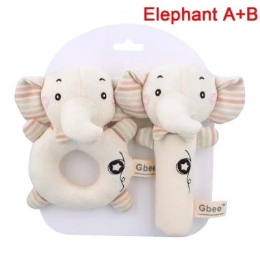 Đồ chơi lục lạc cầm tay hình thú bông dễ thương cho bé, giá 90.530₫ so với 111.352₫ 12