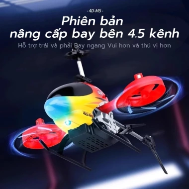 Đồ Chơi Máy Bay Trực Thăng Điều Khiển 2.4G Drone 3.5 Kênh Siêu Nhạy và Pin Dự Phòng - 309.999₫
