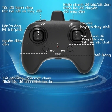 Đồ Chơi Máy Bay Trực Thăng Điều Khiển 2.4G Drone 3.5 Kênh Siêu Nhạy và Pin Dự Phòng - 309.999₫