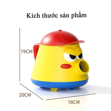 Đồ chơi máy hút bụi robot tự chạy nhả bóng ABS, âm thanh, giá chỉ 345k