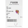 Đồ chơi mèo tự chơi vòng cổ silicone, cần câu lông vũ điều chỉnh, kích thích bản năng săn bắn, an toàn, không chán 8