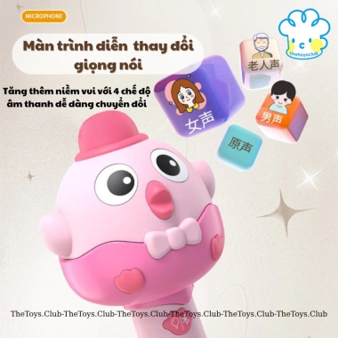 Đồ chơi micro & loa đa năng cho bé - Hát, học, kích thích năng khiếu, chỉ 184.988 VND