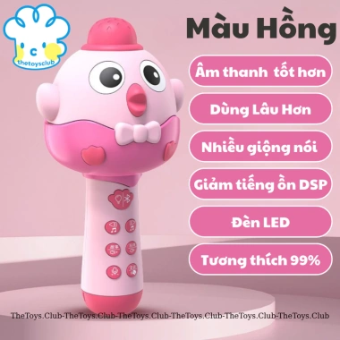 Đồ chơi micro & loa đa năng cho bé - Hát, học, kích thích năng khiếu, chỉ 184.988 VND