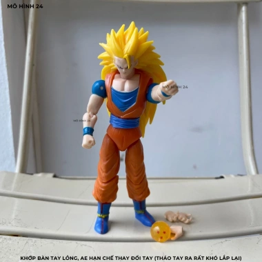 Đồ chơi mô hình Dragon Ball có khớp cử động Goku Gogeta Goku Blue Vegeta Vô Cực UI Giá rẻ 49.450đ 4