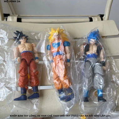 Đồ chơi mô hình Dragon Ball có khớp cử động Goku Gogeta Goku Blue Vegeta Vô Cực UI Giá rẻ 49.450đ 7