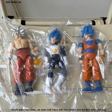 Đồ chơi mô hình Dragon Ball có khớp cử động Goku Gogeta Goku Blue Vegeta Vô Cực UI Giá rẻ 49.450đ 8