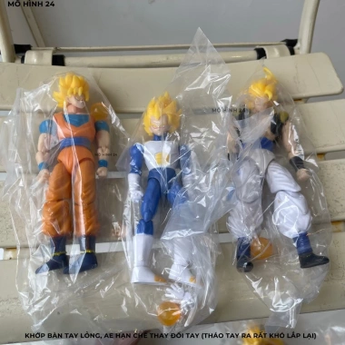 Đồ chơi mô hình Dragon Ball có khớp cử động Goku Gogeta Goku Blue Vegeta Vô Cực UI Giá rẻ 49.450đ 9