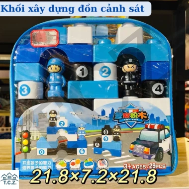 Đồ chơi mô hình lắp ráp 29 PCS - Balo đa chủ đề, lắp ghép xếp hình khối, giá chỉ 64.000đ