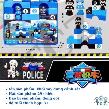 Đồ chơi mô hình lắp ráp 29 PCS - Balo đa chủ đề, lắp ghép xếp hình khối, giá chỉ 64.000đ